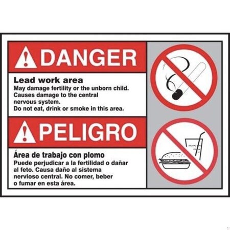 Accuform BILINGUAL Safety Sign SPANISH SBMCAW125XV SBMCAW125XV